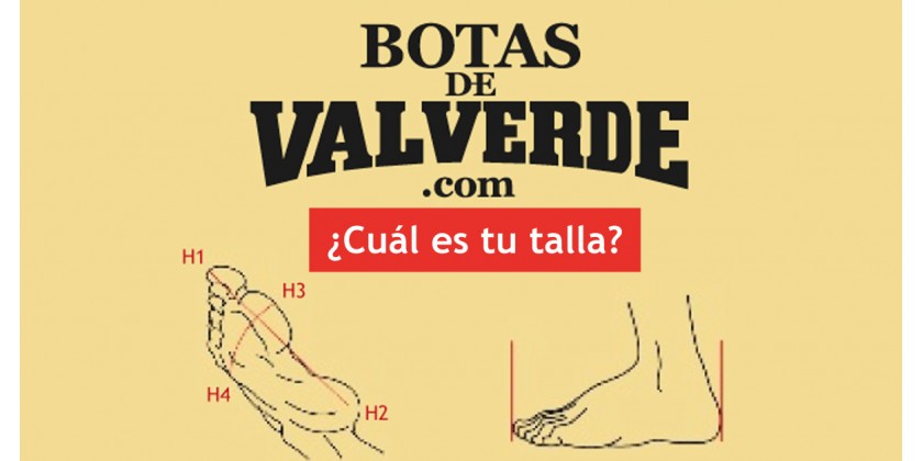 Cómo saber la talla de mis botas de Valverde del Camino
